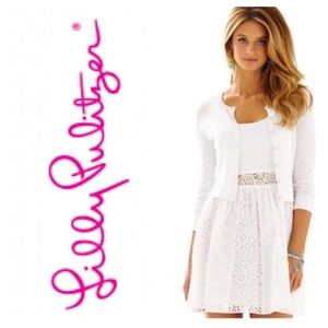 Lilly Pulitzer Charlotte Cardigan White XS